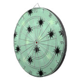 Atomic Jade & Mint Starbursts Igloo Dart Board Dartbord (Voorkant Rechts)