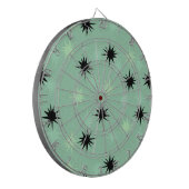 Atomic Jade & Mint Starbursts Igloo Dart Board Dartbord (Voorkant Links)