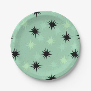 Atomic Jade Starbursts Paper Borden Papieren Bordje