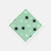 Atomic Jade Starbursts Paper Napkins Servetten (Hoek)