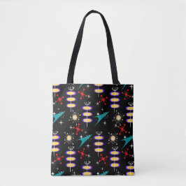 Atomic jaren '50 tote bag