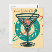 Atomic Martini Club Briefkaart (Voorkant / Achterkant)