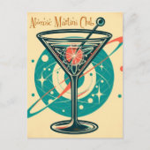 Atomic Martini Club Briefkaart (Voorkant)