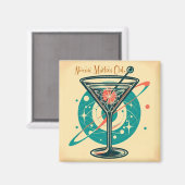 Atomic Martini Club Magneet (Voorkant / Achterkant)