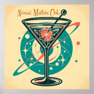 Atomic Martini Club Poster