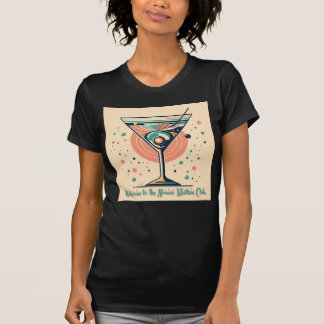 Atomic Martini Club Retro Futuristic Space Age T-shirt