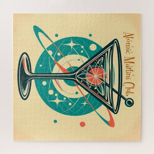 Atomic Martini Club Space Age Legpuzzel (Horizontaal)