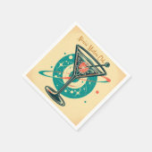 Atomic Martini Club Space Age Servet (Hoek)