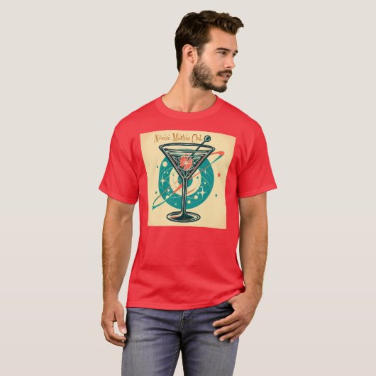 Atomic Martini Club Space Age T-shirt (Voorkant volledig)