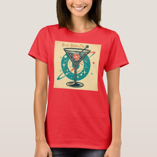 Atomic Martini Club Space Age T-shirt (Voorkant)