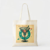 Atomic Martini Club Space Age Tote Bag (Voorkant)