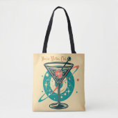 Atomic Martini Club Space Age Tote Bag (Voorkant)