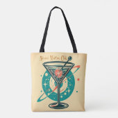 Atomic Martini Club Space Age Tote Bag (Achterkant)