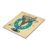 Atomic Martini Club Tegeltje (Zijkant)