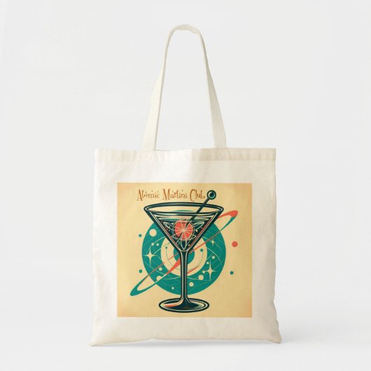 Atomic Martini Club Tote Bag (Voorkant)