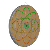 Atomic Metal Cage Dartboard, Tan Dartbord (Voorkant Links)