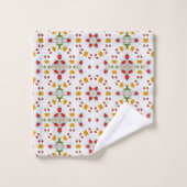 Atomic Mid Century Flower Bad Handdoek (Wasdoekje)