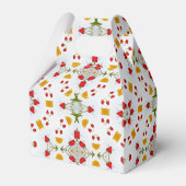 Atomic Mid Century Flower  Bedankdoosjes (Achterkant)