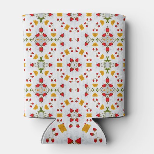 Atomic Mid Century Flower  Blikjeskoeler (Achterkant)