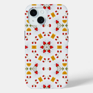 Atomic Mid Century Flower iPhone 15 Case