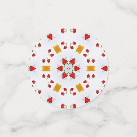 Atomic Mid Century Flower  Confetti (Kleine voorkant)