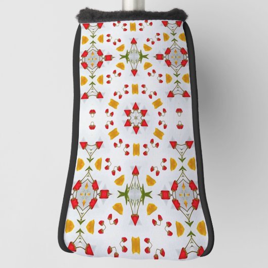 Atomic Mid Century Flower  Golfheadcover (Draai 90)