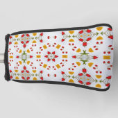 Atomic Mid Century Flower  Golfheadcover (Voorkant)