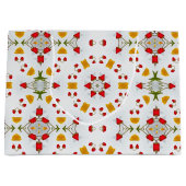 Atomic Mid Century Flower  Groot Cadeauzakje (Voorkant)