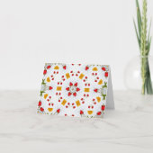 Atomic Mid Century Flower  Kaart (Voorkant)