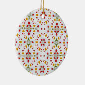 Atomic Mid Century Flower  Keramisch Ornament (Rechts)