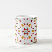 Atomic Mid Century Flower  Koffiemok (Center)