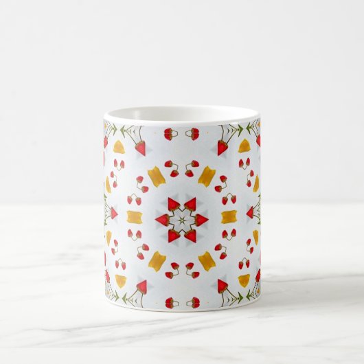 Atomic Mid Century Flower  Koffiemok (Center)