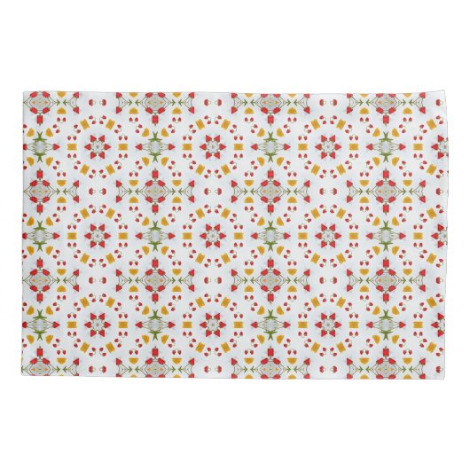 Atomic Mid Century Flower  Kussensloop (Achterkant)