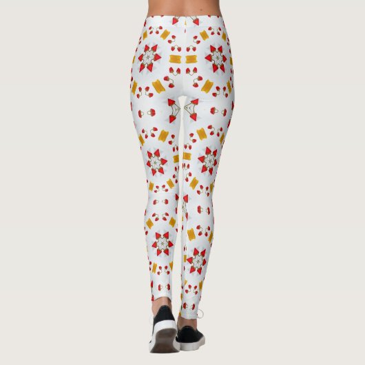 Atomic Mid Century Flower  Leggings (Achterkant)
