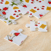 Atomic Mid Century Flower  Legpuzzel (Zijkant)