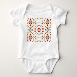 Atomic Mid Century Flower  Romper