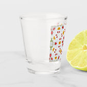 Atomic Mid Century Flower Shot Glas (Links)