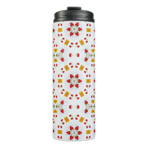 Atomic Mid Century Flower  Thermosbeker