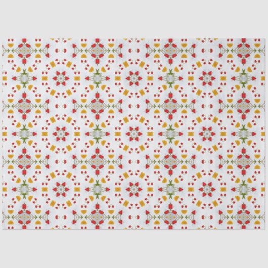 Atomic Mid Century Flower  Tissuepapier (Voorkant)