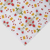 Atomic Mid Century Flower  Tissuepapier (Detail)