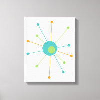 Atomic Midcentury Modern 11" x 14" Ingewikkeld Can