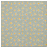 Atomic midden-midden Starburst Pattern Green Stof (Swatch)