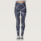Atomic Midnight Blue-Leggings Leggings (Voorkant)