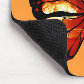Atomic Mushroom Cloud Butterfly Mousepad Muismat (Hoek)