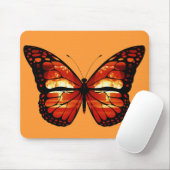 Atomic Mushroom Cloud Butterfly Mousepad Muismat (Met muis)