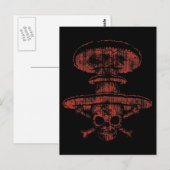 Atomic Mushroom Pirate Briefkaart (Voorkant / Achterkant)