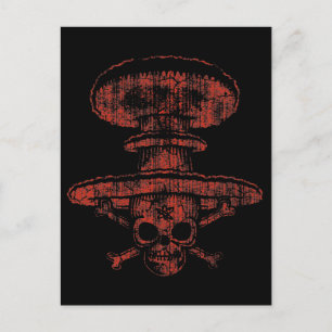 Atomic Mushroom Pirate Briefkaart