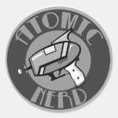 Atomic Nerd sticker (Voorkant)