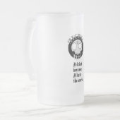 Atomic Nerd super villan frosted mok (Voorkant links)