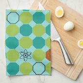 Atomic Octagons Kitchen Towel Theedoek (Quarter Fold)